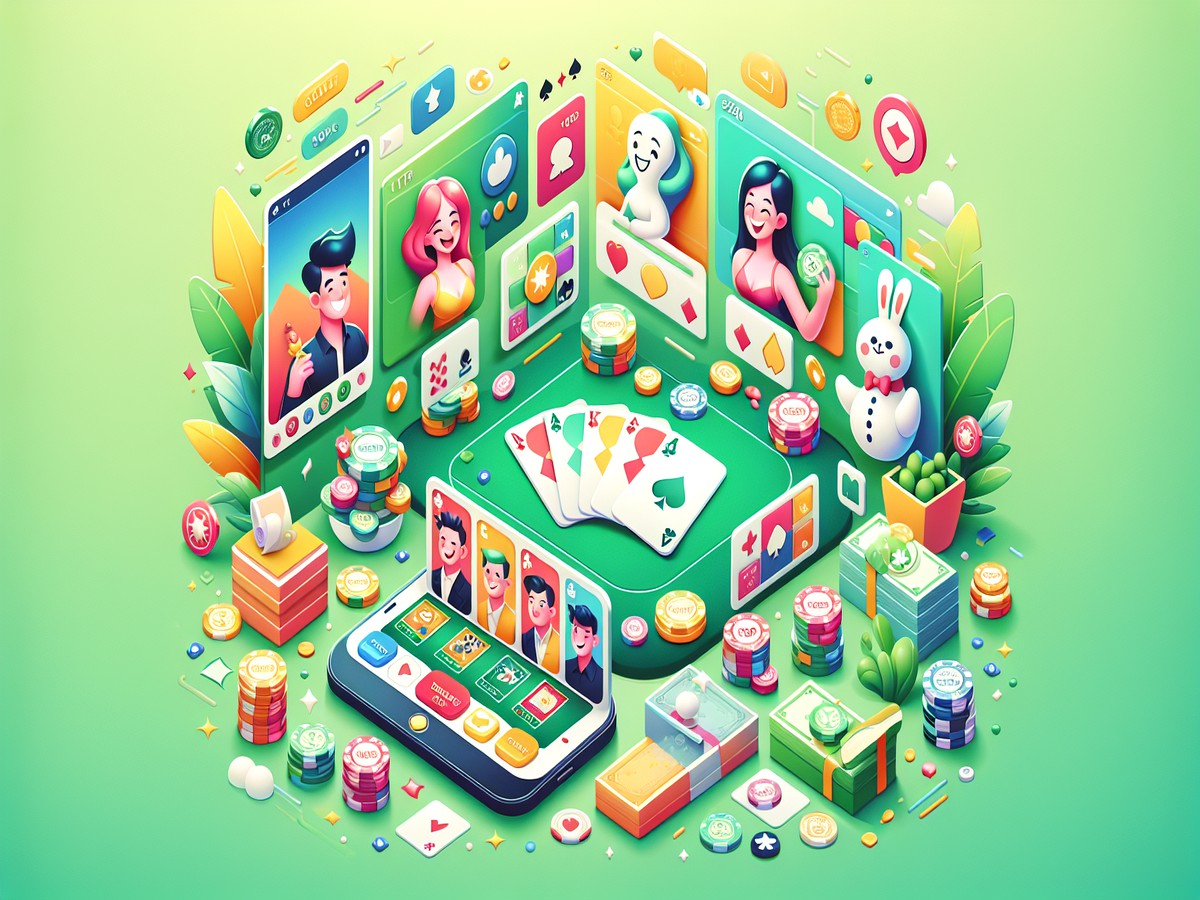 Poker Games available at Live! Social Casino, showcasing competitive play